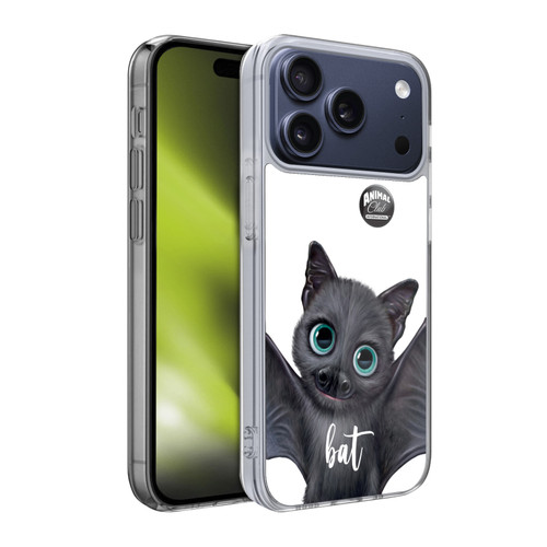 Animal Club International Faces Bat Soft Gel Case for Apple iPhone 17 Pro