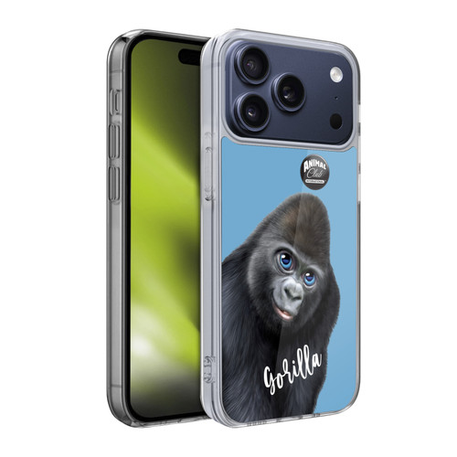 Animal Club International Faces Gorilla Soft Gel Case for Apple iPhone 17 Pro Animal Club International Faces Gorilla Soft Gel Case for Apple iPhone 17 Pro