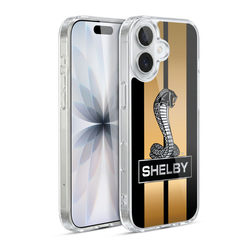 Shelby Car Graphics Gold Soft Gel Case for Apple iPhone 17
