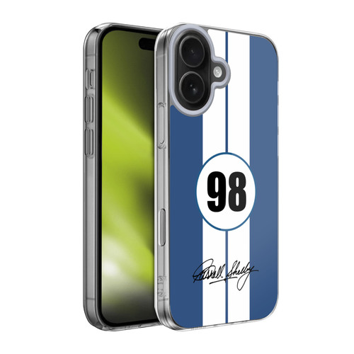 Shelby Car Graphics 1965 427 S/C Blue Soft Gel Case for Apple iPhone 17