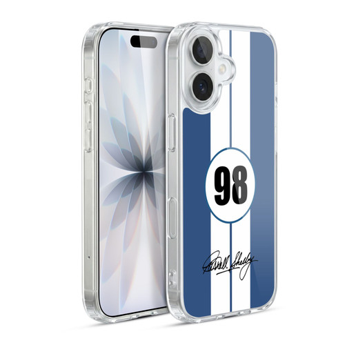 Shelby Car Graphics 1965 427 S/C Blue Soft Gel Case for Apple iPhone 17