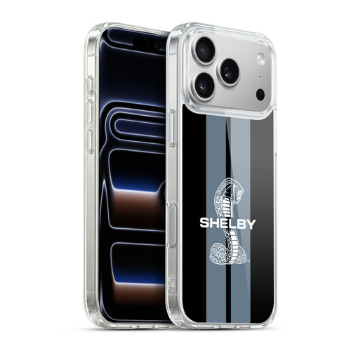 Shelby Car Graphics Gray Soft Gel Case for Apple iPhone 17 Pro Max