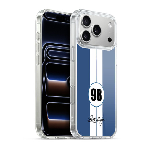 Shelby Car Graphics 1965 427 S/C Blue Soft Gel Case for Apple iPhone 17 Pro Max