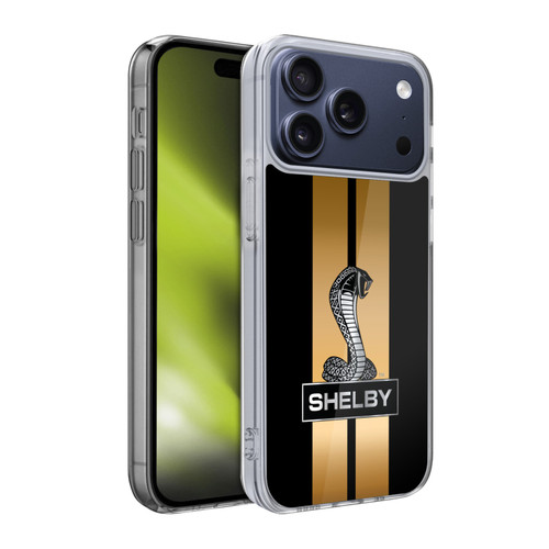 Shelby Car Graphics Gold Soft Gel Case for Apple iPhone 17 Pro