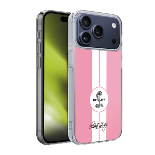 Shelby Car Graphics 1965 427 S/C Pink Soft Gel Case for Apple iPhone 17 Pro Shelby Car Graphics 1965 427 S/C Pink Soft Gel Case for Apple iPhone 17 Pro