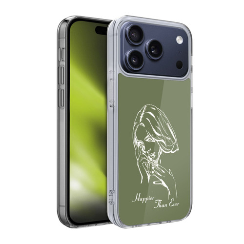 Billie Eilish Happier Than Ever Album Stencil Green Soft Gel Case for Apple iPhone 17 Pro