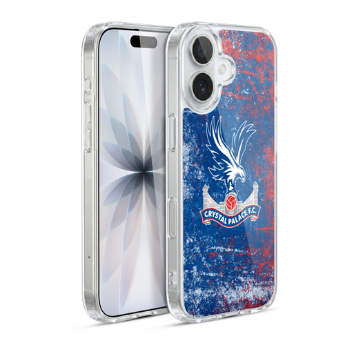 Crystal Palace FC Crest Distressed Soft Gel Case for Apple iPhone 17