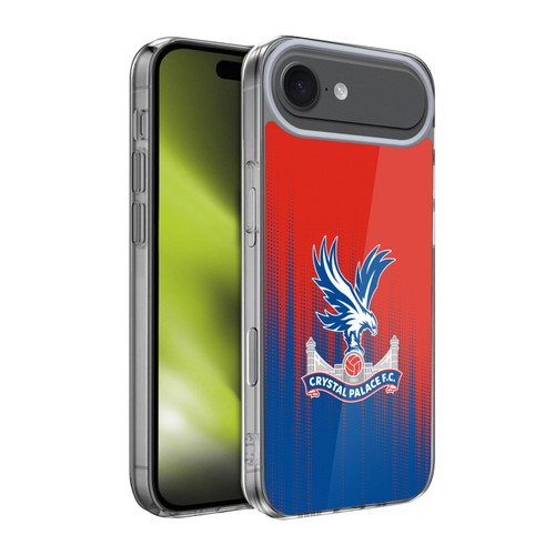 Crystal Palace FC Crest Halftone Soft Gel Case for Apple iPhone 17 Air