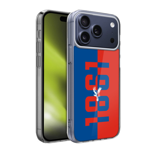 Crystal Palace FC Crest 1861 Soft Gel Case for Apple iPhone 17 Pro Max