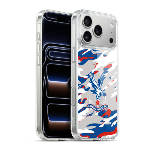 Crystal Palace FC Crest Camouflage Soft Gel Case for Apple iPhone 17 Pro Max