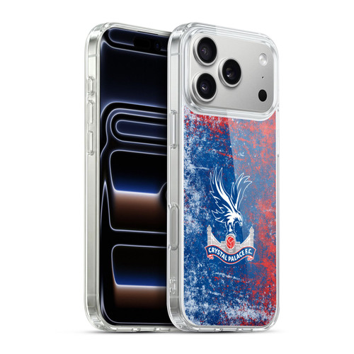 Crystal Palace FC Crest Distressed Soft Gel Case for Apple iPhone 17 Pro Max
