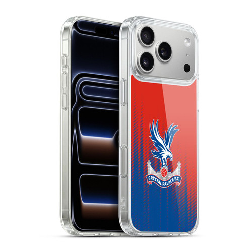 Crystal Palace FC Crest Halftone Soft Gel Case for Apple iPhone 17 Pro Max