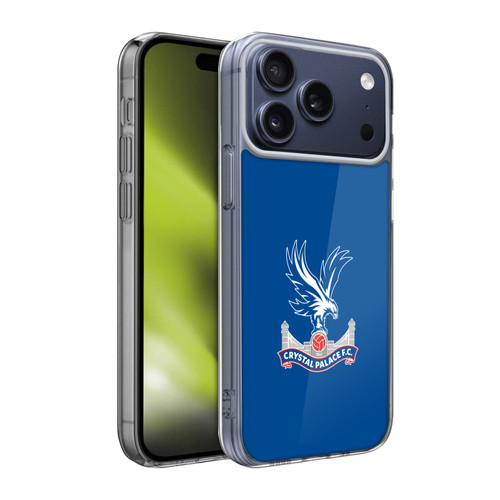 Crystal Palace FC Crest Plain Soft Gel Case for Apple iPhone 17 Pro Max