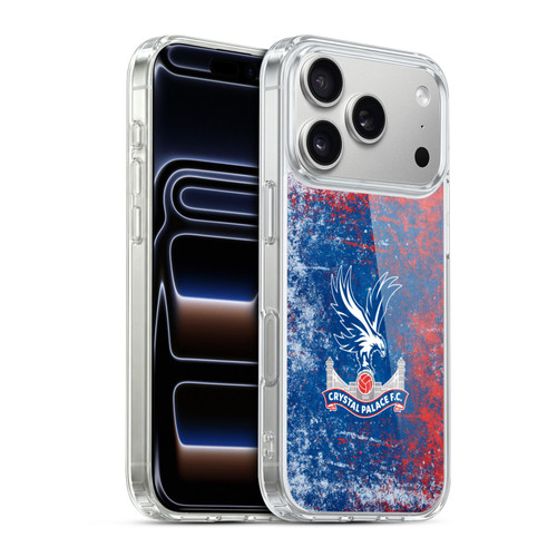 Crystal Palace FC Crest Distressed Soft Gel Case for Apple iPhone 17 Pro
