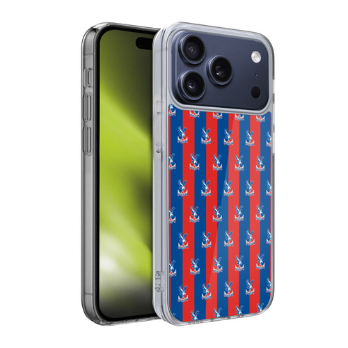 Crystal Palace FC Crest Pattern Soft Gel Case for Apple iPhone 17 Pro