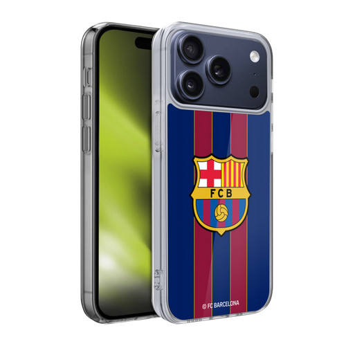 FC Barcelona 2020/21 Crest Kit Home Soft Gel Case for Apple iPhone 17 Pro