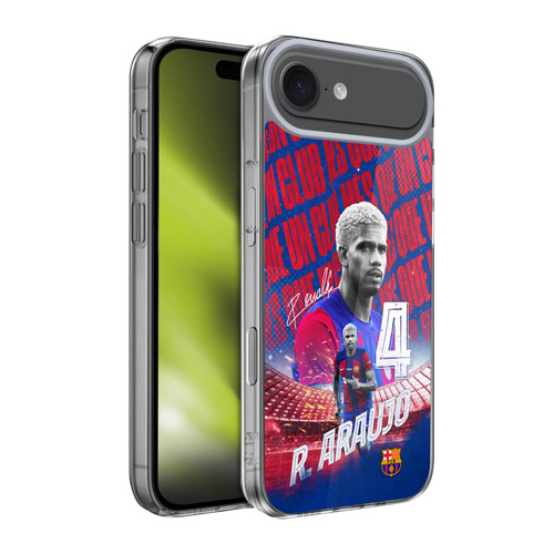 FC Barcelona 2023/24 First Team Ronald Araújo Soft Gel Case for Apple iPhone 17 Air