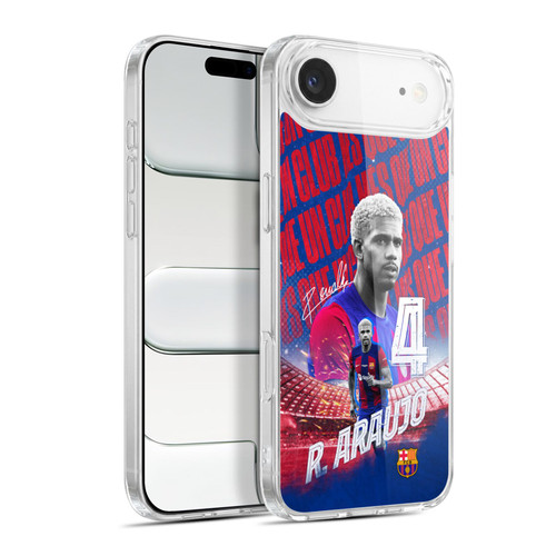 FC Barcelona 2023/24 First Team Ronald Araújo Soft Gel Case for Apple iPhone 17 Air