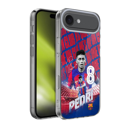 FC Barcelona 2023/24 First Team Pedri Soft Gel Case for Apple iPhone 17 Air