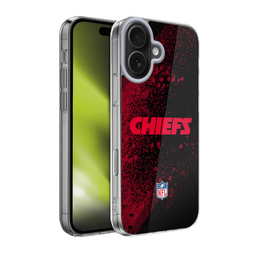 NFL Kansas City Chiefs Logo Blur Soft Gel Case for Apple iPhone 17