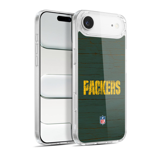 NFL Green Bay Packers Logo Distressed Look Soft Gel Case for Apple iPhone 17 Air
