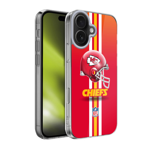NFL Kansas City Chiefs Logo Helmet Soft Gel Case for Apple iPhone 17