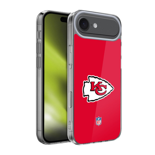 NFL Kansas City Chiefs Logo Plain Soft Gel Case for Apple iPhone 17 Air