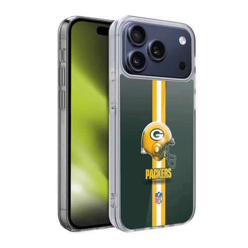NFL Green Bay Packers Logo Helmet Soft Gel Case for Apple iPhone 17 Pro