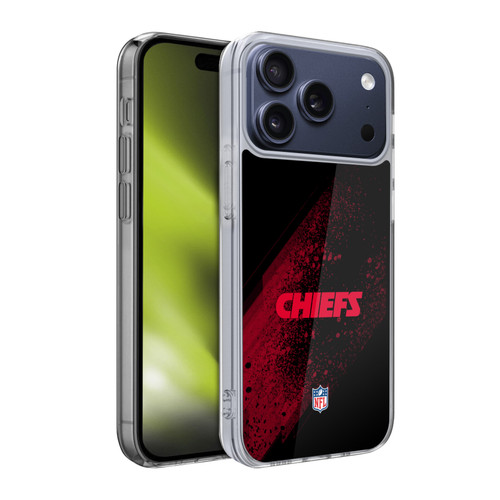 NFL Kansas City Chiefs Logo Blur Soft Gel Case for Apple iPhone 17 Pro