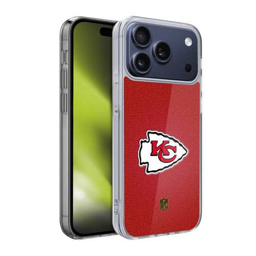 NFL Kansas City Chiefs Logo Football Soft Gel Case for Apple iPhone 17 Pro
