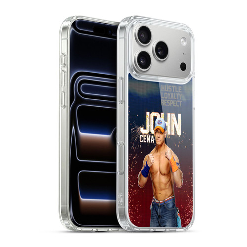 WWE John Cena Portrait Soft Gel Case for Apple iPhone 17 Pro Max