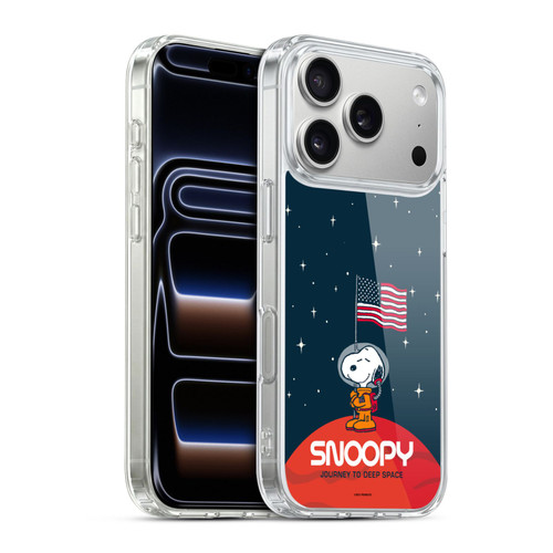 Peanuts Secrets Of Apollo 10 Flag Soft Gel Case for Apple iPhone 17 Pro