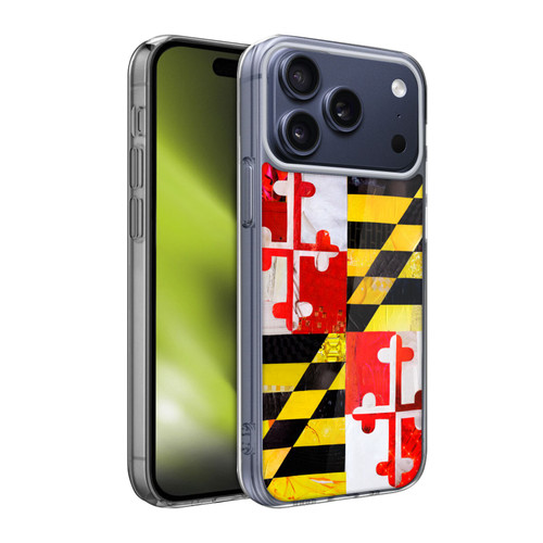 Artpoptart Flags Maryland Soft Gel Case for Apple iPhone 17 Pro Max