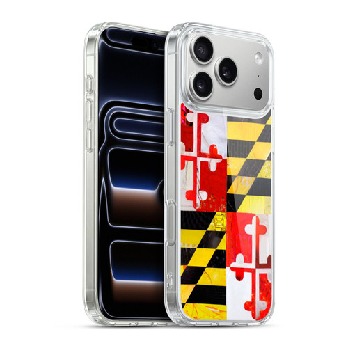 Artpoptart Flags Maryland Soft Gel Case for Apple iPhone 17 Pro Max