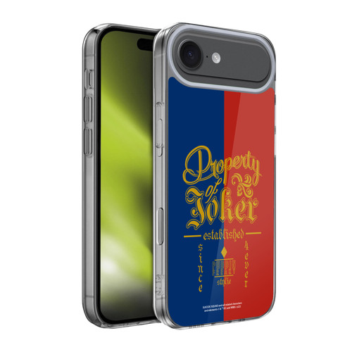 Suicide Squad 2016 Graphics Property Of Joker Soft Gel Case for Apple iPhone 17 Air