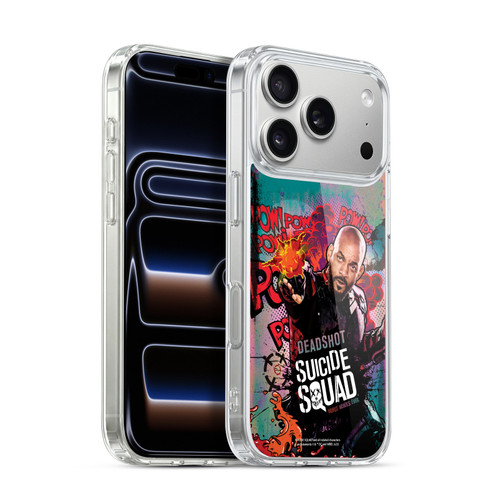 Suicide Squad 2016 Graphics Deadshot Poster Soft Gel Case for Apple iPhone 17 Pro