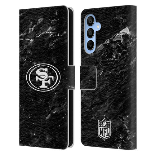 NFL San Francisco 49ers Artwork Marble Leather Book Wallet Case Cover For Samsung Galaxy A16 5G