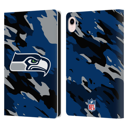NFL Seattle Seahawks Logo Camou Leather Book Wallet Case Cover For Apple iPad mini (2021/2024) NFL Seattle Seahawks Logo Camou Leather Book Wallet Case Cover For Apple iPad mini (2021/2024)
