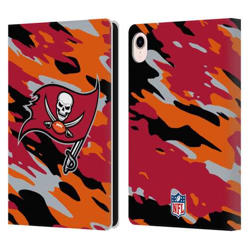 NFL Tampa Bay Buccaneers Logo Camou Leather Book Wallet Case Cover For Apple iPad mini (2021/2024) NFL Tampa Bay Buccaneers Logo Camou Leather Book Wallet Case Cover For Apple iPad mini (2021/2024)