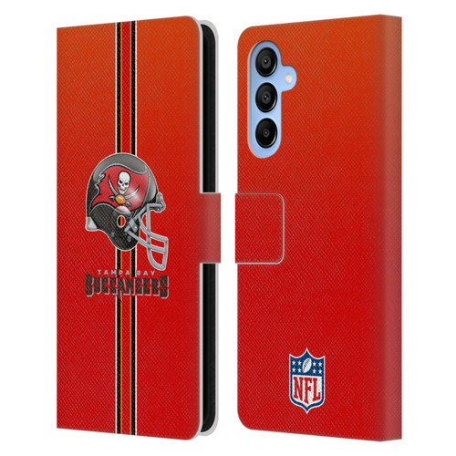 NFL Tampa Bay Buccaneers Logo Helmet Leather Book Wallet Case Cover For Samsung Galaxy A16 5G