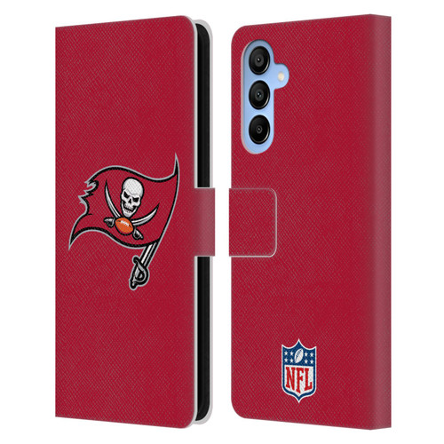 NFL Tampa Bay Buccaneers Logo Plain Leather Book Wallet Case Cover For Samsung Galaxy A16 5G