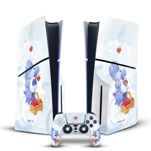 Care Bears Classic Grumpy Vinyl Sticker Skin Decal Cover for Sony PS5 Slim Disc Edition Bundle
