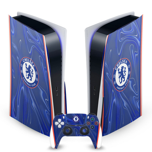 Chelsea Football Club 2024/25 Kit Home Vinyl Sticker Skin Decal Cover for Sony PS5 Disc Edition Bundle
