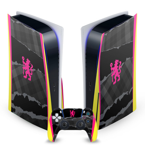 Chelsea Football Club 2024/25 Kit Third Vinyl Sticker Skin Decal Cover for Sony PS5 Disc Edition Bundle