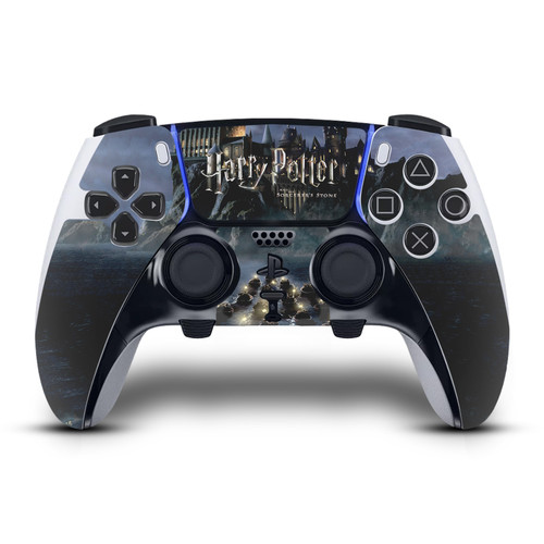 Harry Potter Graphics Castle Vinyl Sticker Skin Decal Cover for Sony PS5 DualSense Edge Controller
