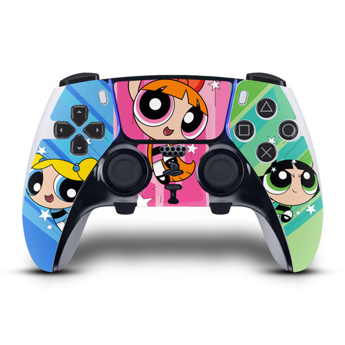 The Powerpuff Girls Graphics Group Oversized Vinyl Sticker Skin Decal Cover for Sony PS5 DualSense Edge Controller