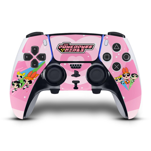 The Powerpuff Girls Graphics Group Vinyl Sticker Skin Decal Cover for Sony PS5 DualSense Edge Controller