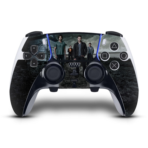 Supernatural Key Art Sam, Dean, Castiel & Crowley Vinyl Sticker Skin Decal Cover for Sony PS5 DualSense Edge Controller