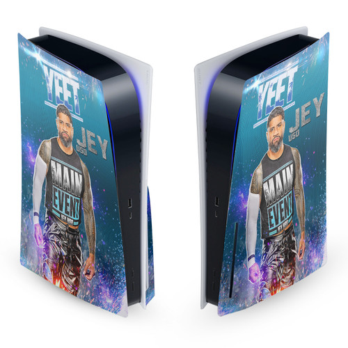 WWE Jey Uso Portrait Vinyl Sticker Skin Decal Cover for Sony PS5 Disc Edition Console