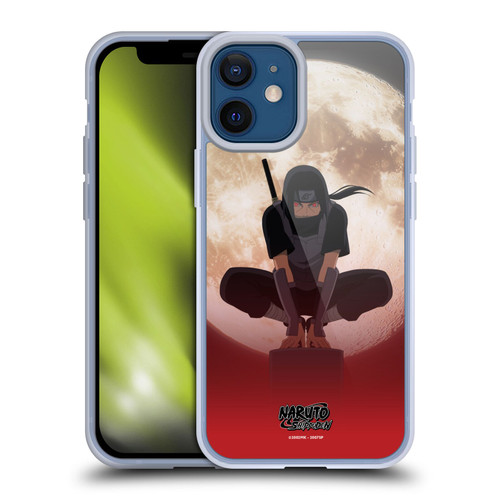 Naruto Shippuden Character Art Itachi Uchiha Moon Soft Gel Case for Apple iPhone 12 Mini & MagSafe